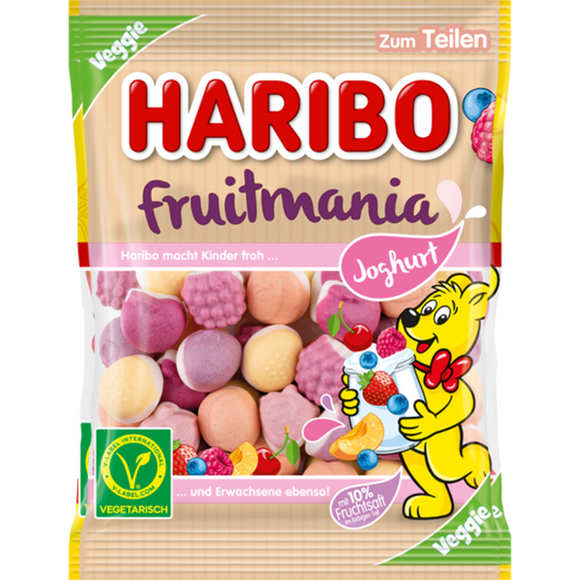 HARIBO Fruitmania Frucht-Joghurt 🍓🍒🍑 VEGETARISCH