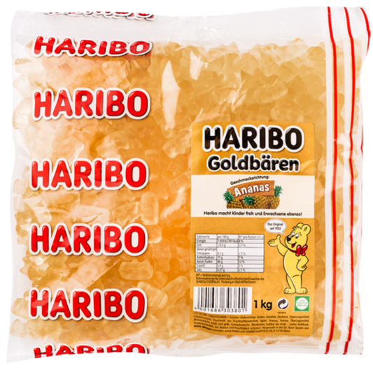 HARIBO Goldbären Ananas 🍍💛 100g