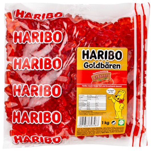 HARIBO Goldbären Erdbeere 🍓❤️