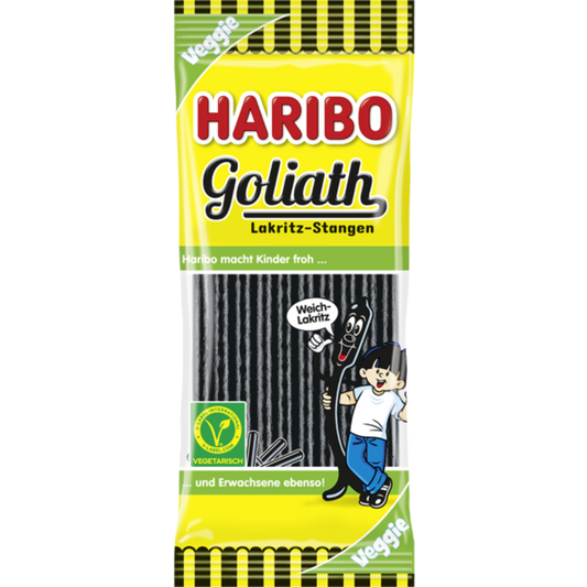 HARIBO Goliath Lakritz weich 100g VEGETARISCH