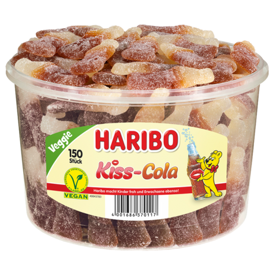 HARIBO Kiss Cola 💋🥤🤎 VEGETARISCH