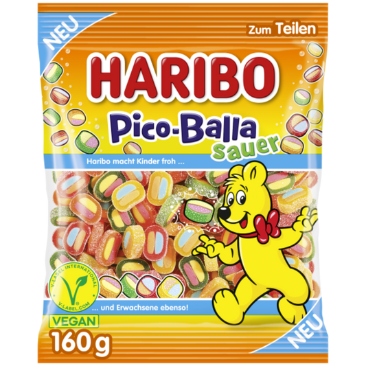 HARIBO Pico Balla sauer 😀💥 100g VEGAN
