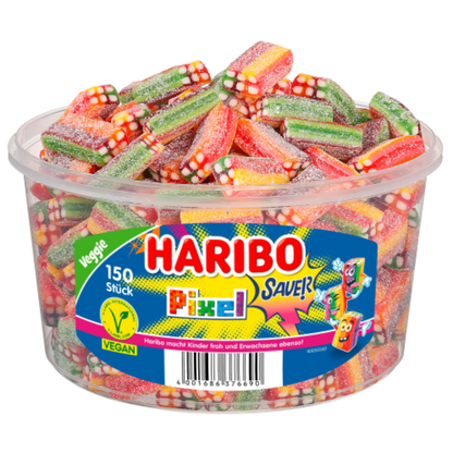 HARIBO Rainbow Pixel sauer 👾🌈 100g VEGAN