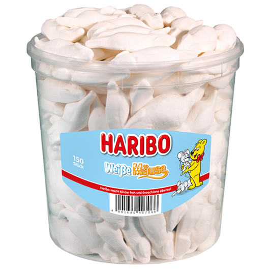 HARIBO Weiße Mäuse 🐭 100g