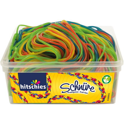Hitschies Schnüre Mix 🍓🫐🍍🍏 100g VEGAN