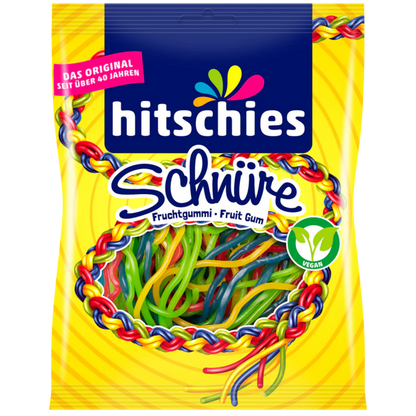 Hitschies Schnüre Mix 🍓🫐🍍🍏 100g VEGAN