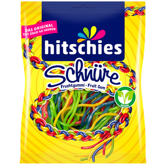 Hitschies Schnüre Mix 🍓🫐🍍🍏 100g VEGAN