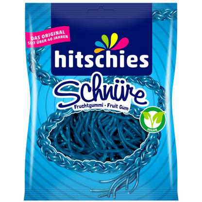 Hitschies Schnüre blau 🍇💙 100g VEGAN