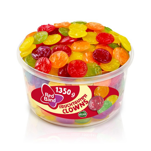 Red Band Fruchtgummi Clowns 100g VEGAN