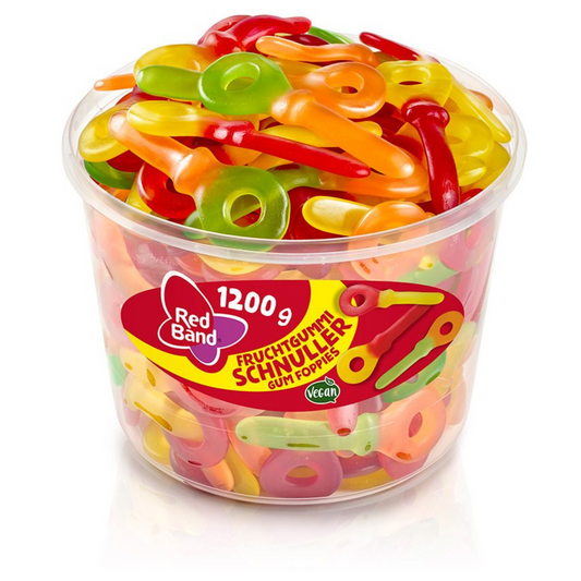 Red Band Fruchtgummi Schnuller 🍼 100g VEGAN