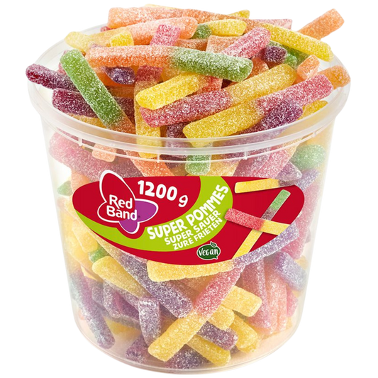 Red Band Super Pommes Super Sauer 🍟 100g VEGAN