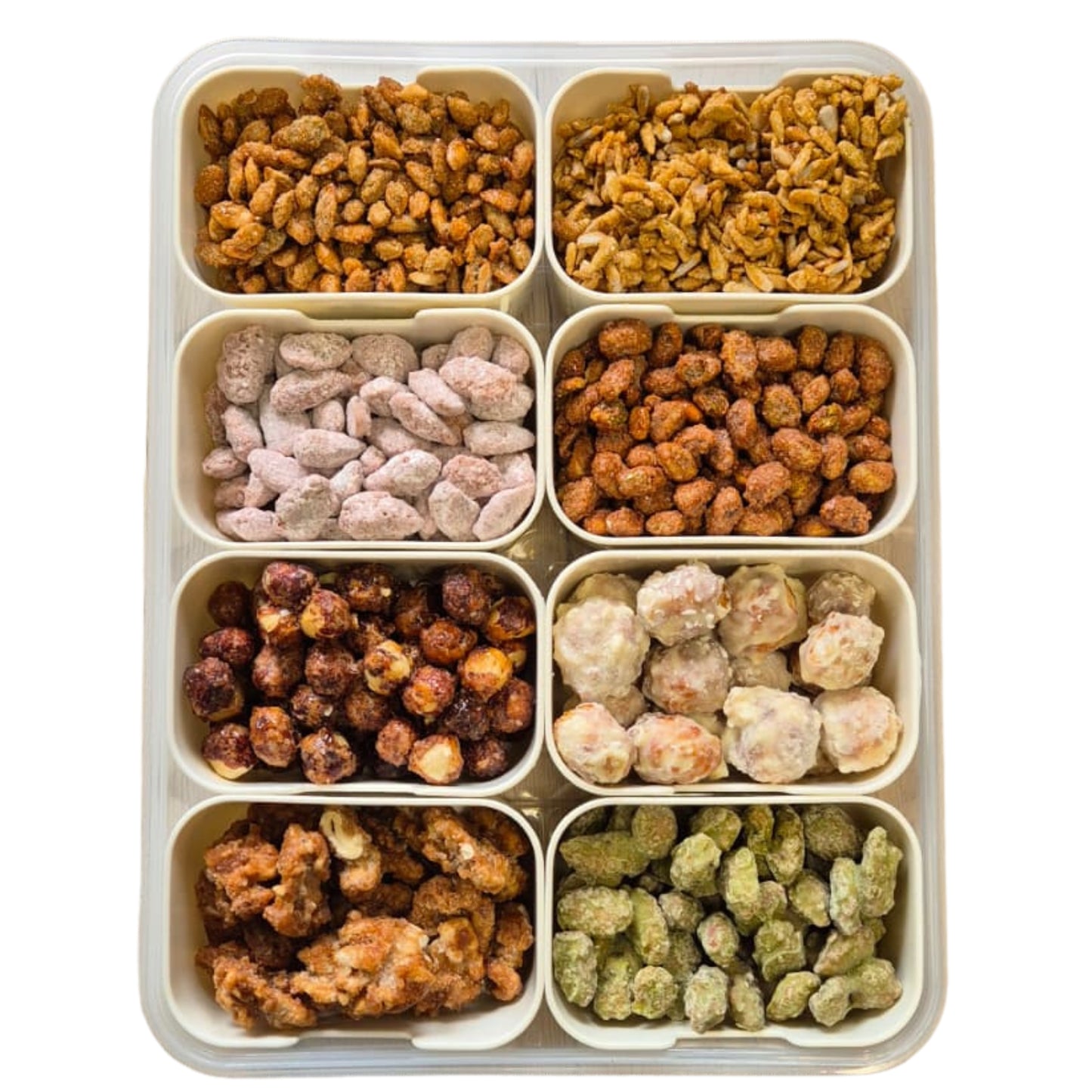 Snack Box gebrannte Nüsse