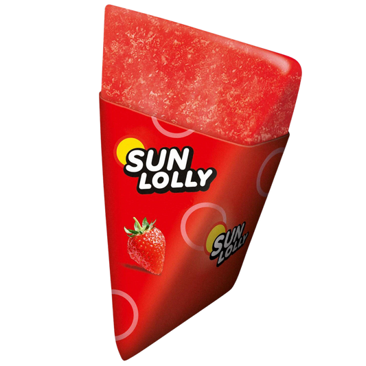 SUN LOLLY Wassereis Erdbeere 🍓❄️