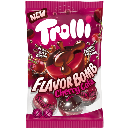 Trolli Flavor Bomb Cherry Cola 1 Stk. 🍒💧🥤