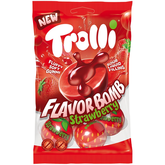 Trolli Flavor Bomb Strawberry 🍓💧 1 Stk.