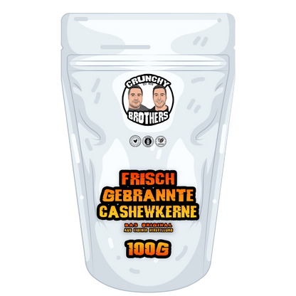 Frisch gebrannte Cashewkerne 100g
